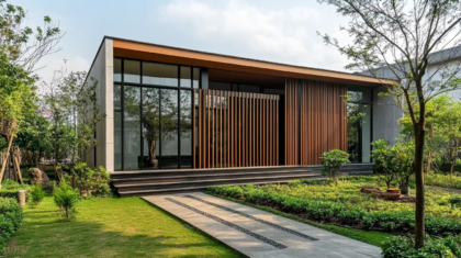 Petr010564 A Shot Of A Modern House Featuring A Stylish WPC S Bd4cd4e9 7130 4fd1 850e 7d027fd925d9 1